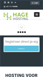 Mobile Screenshot of hagehosting.nl