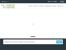 Tablet Screenshot of hagehosting.nl